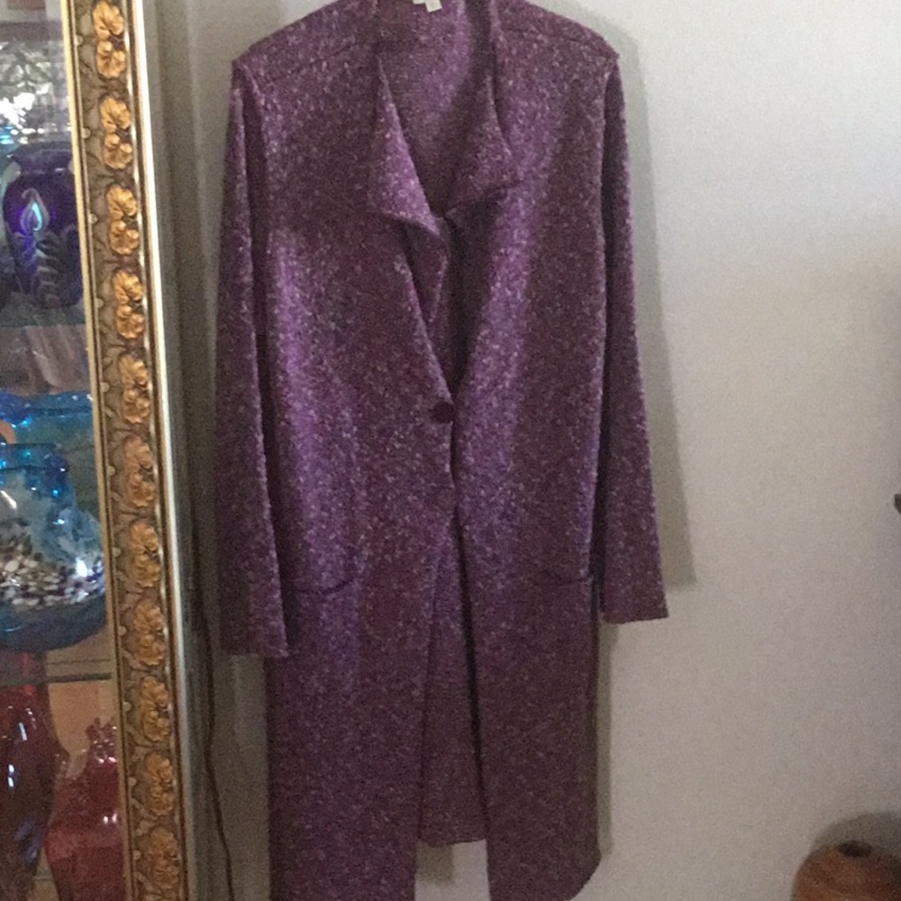 J Jill long length sweater coat